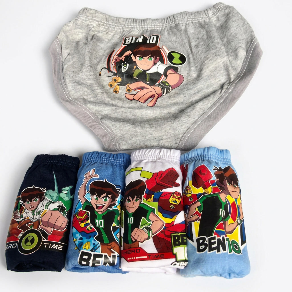 กางเกงในเด็กลาย Ben 10 แพ็ค 5 ตัว คละสี