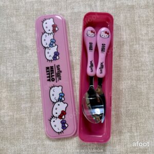 ชุดช้อนส้อม Smiggle ลาย Hello Kitty